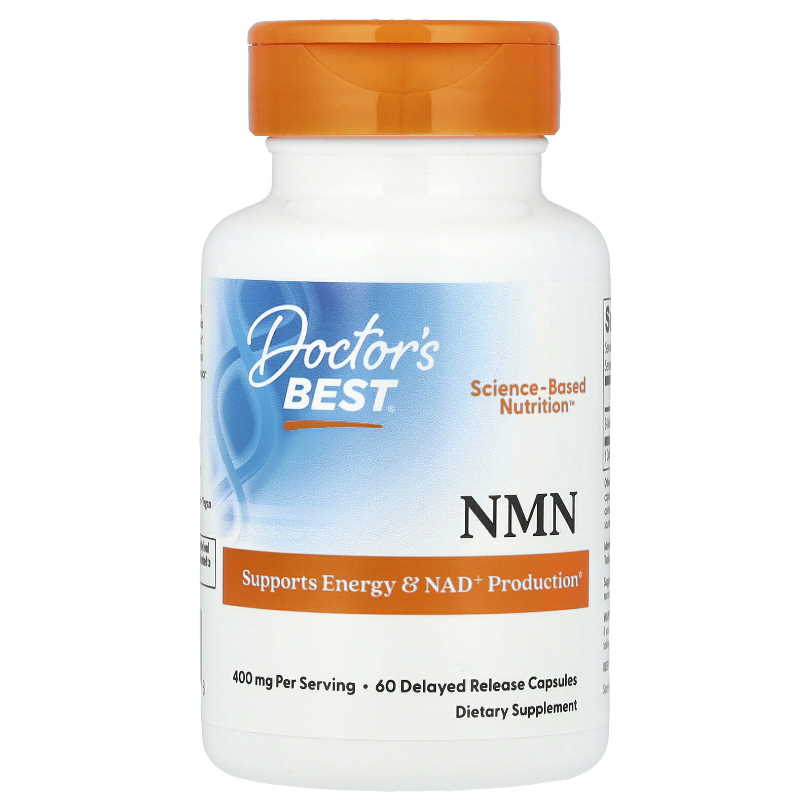 【15%OFFクーポン★4/14 20:00~4/20 23:59】Doctor\'s Best NMN 【 iHerb アイハーブ 公式 】 ドクターズベスト エヌエムエヌ ニコチンアミドモノヌクレオチド サプリメント サプリ 遅延放出型 カプセル 400mg 60粒