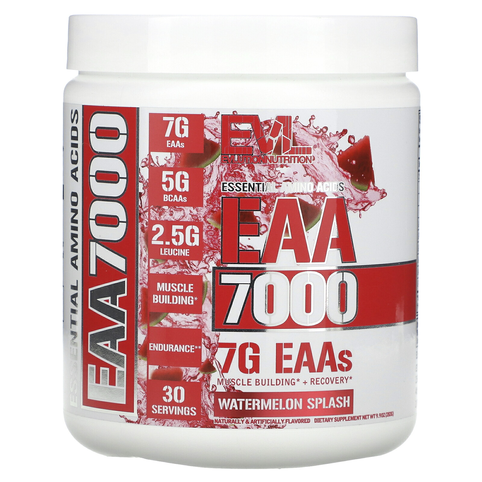 【POINT最大15倍★11/20 0:00~11/27 01:59】EVLution Nutrition EAA 7000 【 iHerb アイハーブ 公式 】 エボリューションニュートリション アミノ酸 必須アミノ酸 BCAA 分岐鎖アミノ酸 サプリメント サプリ パウダー 粉末 ウォーターメロンスプラッシュ味 282g画像