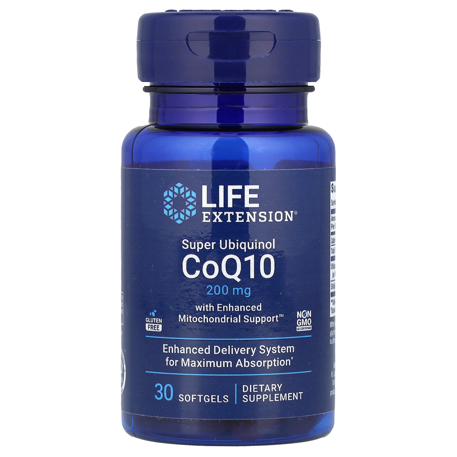 【15%OFFクーポン★4/4 00:00~4/10 01:59】Life Extension スーパーユビキノール コエンザイムQ10 【 iHerb アイハーブ 公式 】 ライフエクステンション ユビキノール CoQ10 カネカ シラジット フルボ酸 サプリメント サプリ ソフトジェル 200mg 30粒