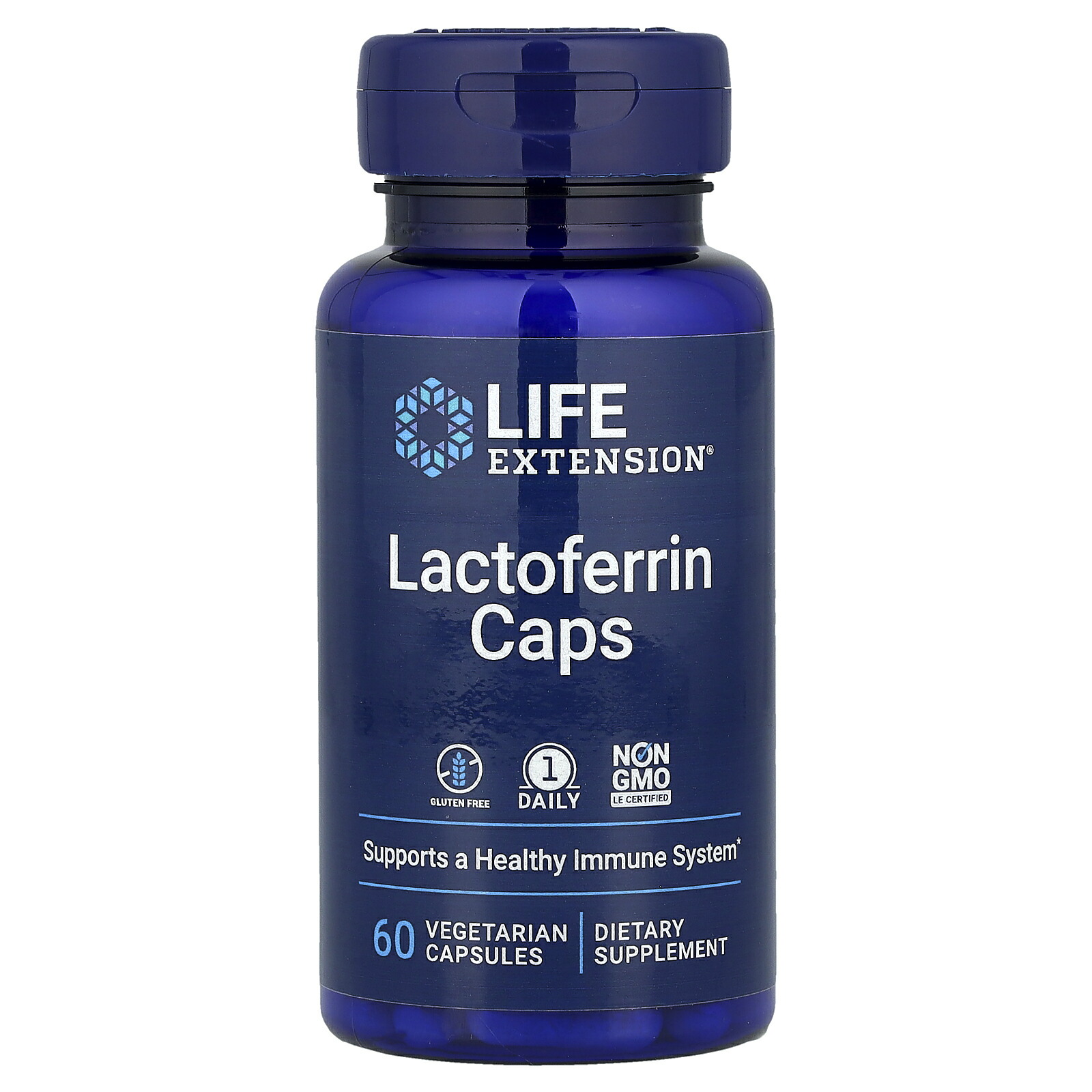 【15%OFFクーポン★4/14 20:00~4/20 23:59】Life Extension ラクトフェリン 【 iHerb アイハーブ 公式 】 ライフエクステンション 牛由来 初乳 ホエイ サプリメント サプリ ベジカプセル 60粒