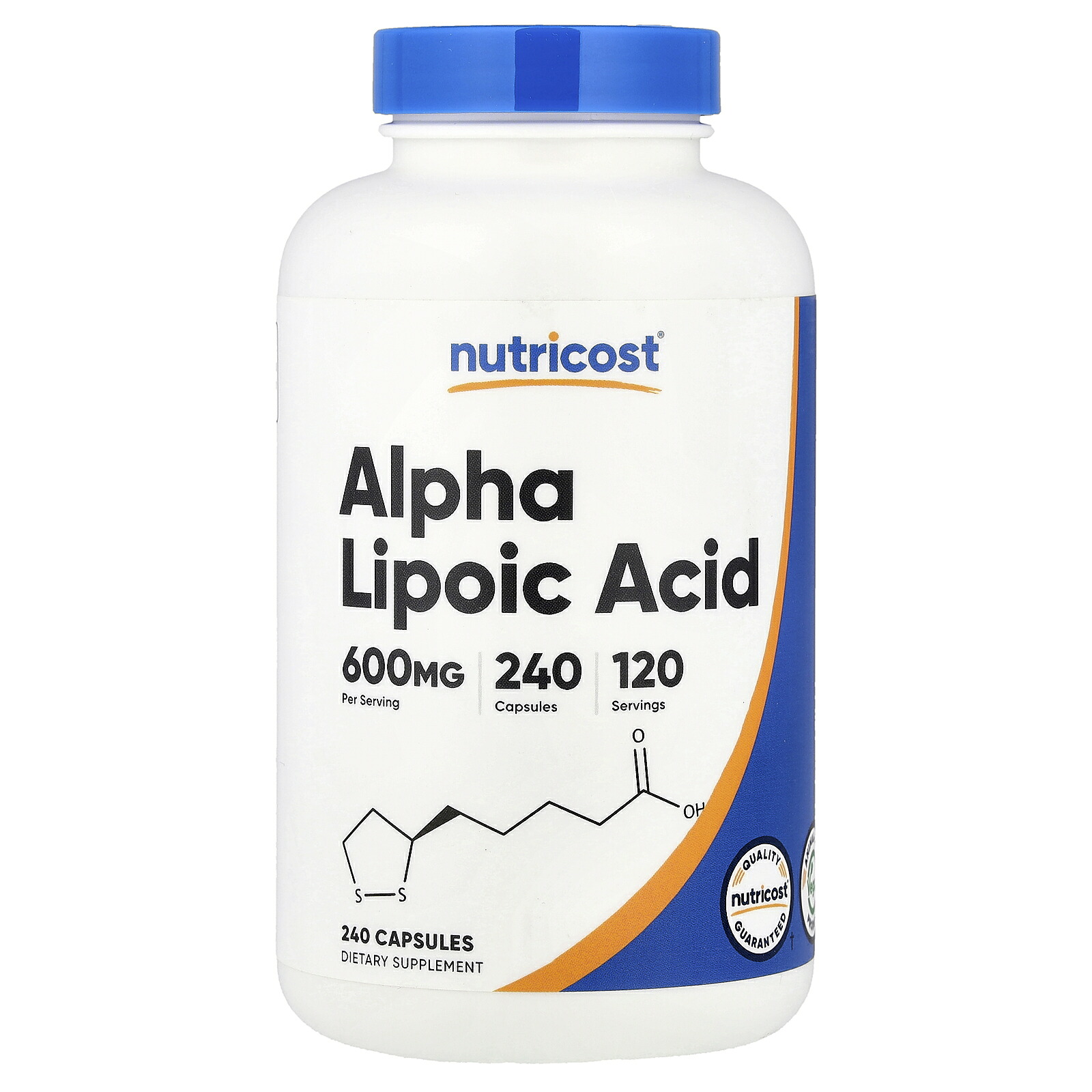 【15%OFFクーポン★4/14 20:00~4/20 23:59】Nutricost アルファリポ酸 【 iHerb アイハーブ 公式 】 ニュートリコスト アルファ リポ酸 α-リポ酸 サプリメント サプリ カプセル 600mg 240粒 4,489円