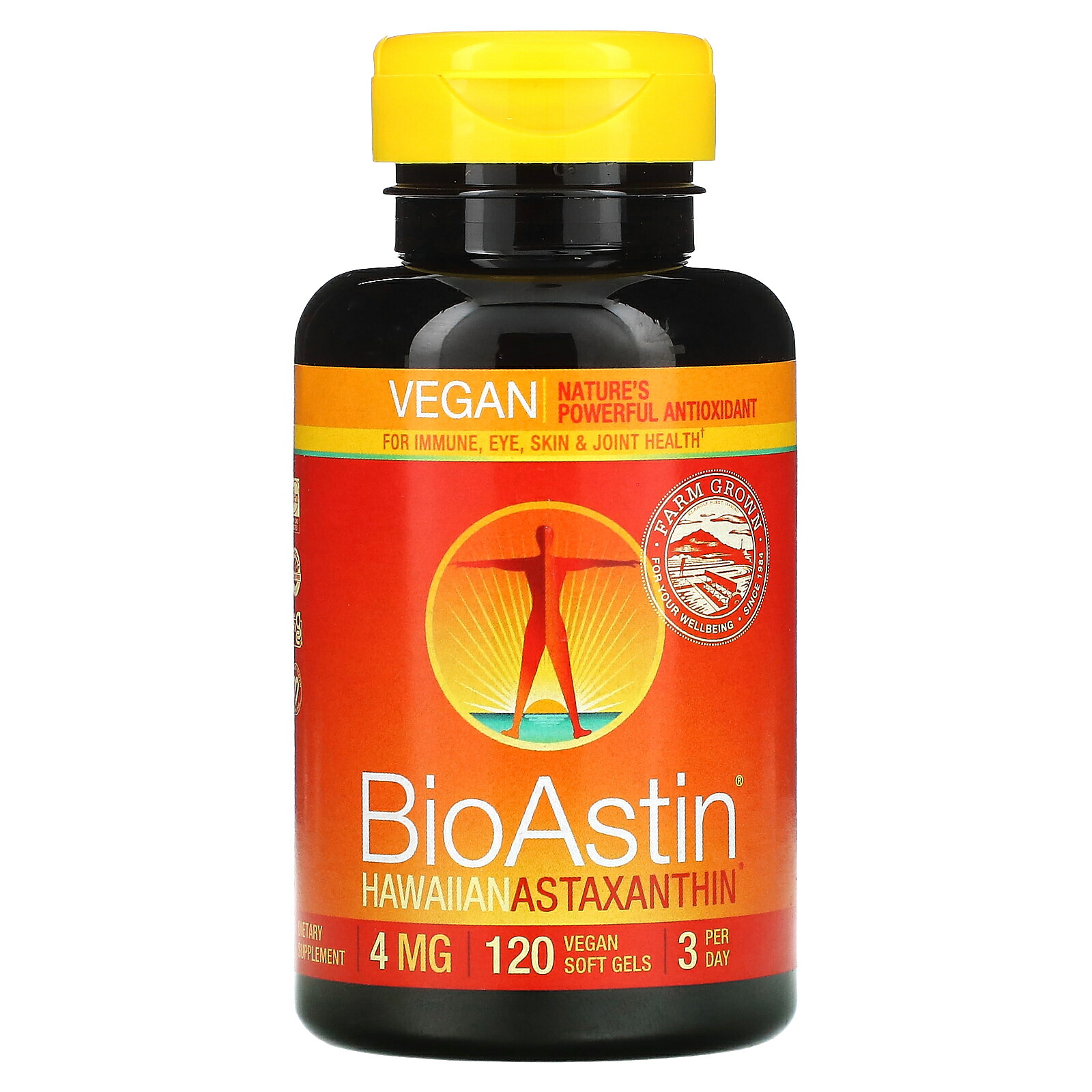 【15%OFFクーポン★4/14 20:00~4/20 23:59】Nutrex Hawaii バイオアスチン ハワイアン アスタキサンチン 【 iHerb アイハーブ 公式 】 ニュートレックスハワイ ハワイ産 藻由来 ビタミンE オリーブオイル サプリ ヴィーガン 植物性ソフトジェル 4mg 120粒