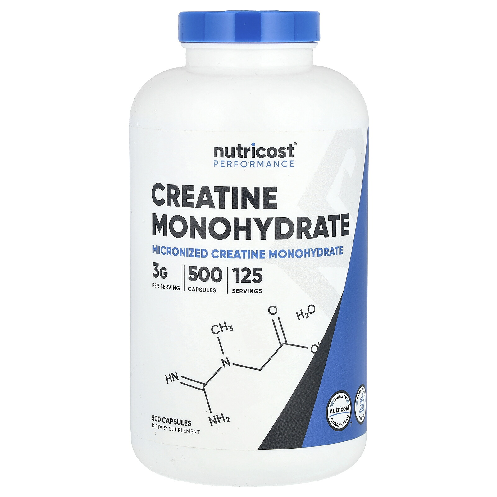 【15%OFFクーポン★4/4 00:00~4/10 01:59】Nutricost クレアチン 【 iHerb アイハーブ 公式 】 ニュートリコスト 微粉化クレアチン モノハイドレード 水和物 サプリメント サプリ カプセル 3g 500粒