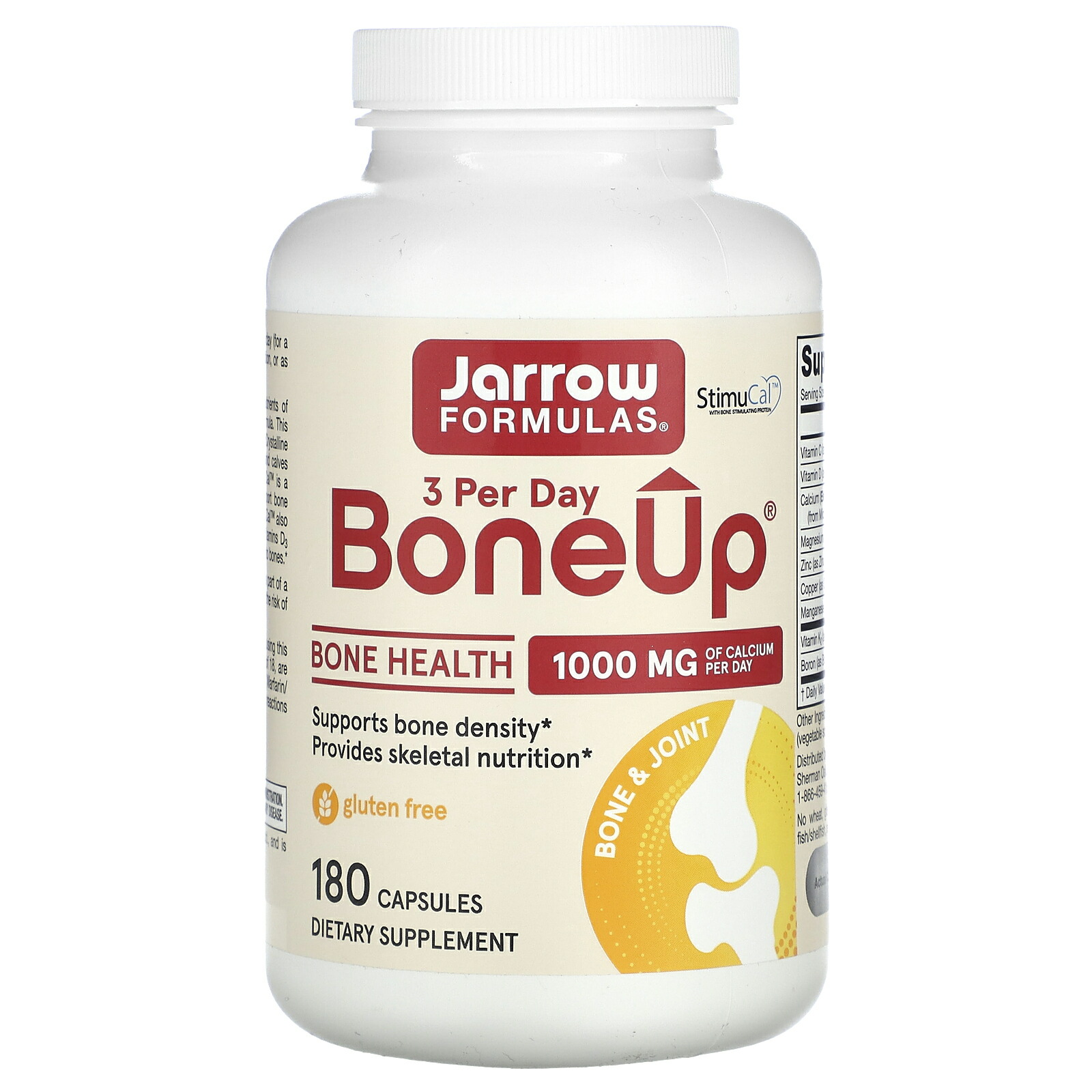 【15%OFFクーポン★4/4 00:00~4/10 01:59】Jarrow Formulas ボーンアップ スリーパーデイ 【 iHerb アイハーブ 公式 】 ジャロウフォーミュラズ カルシウム 微結晶性ヒドロキシアパタイト ビタミン ミネラル ビタミンK2 サプリメント サプリ カプセル 180粒