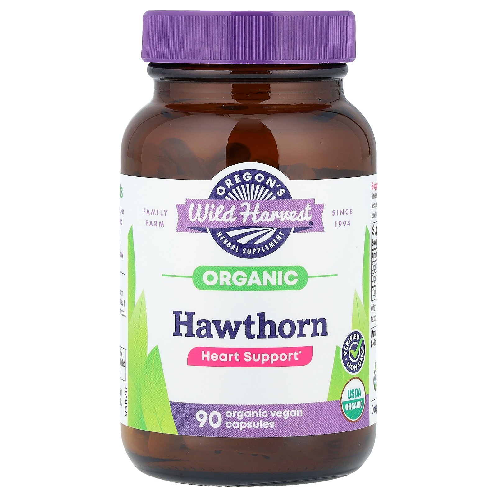 【POINT20倍★7/4 20:00〜7/11 1:59】Oregons Wild Harvest サンザシ 【 iHerb アイハーブ 公式 】 オレゴンズ ワイルドハーベスト オーガニック 有機 西洋サンザシ ホーソーン ハーブ サプリメント サプリ ヴィーガンカプセル 90粒画像