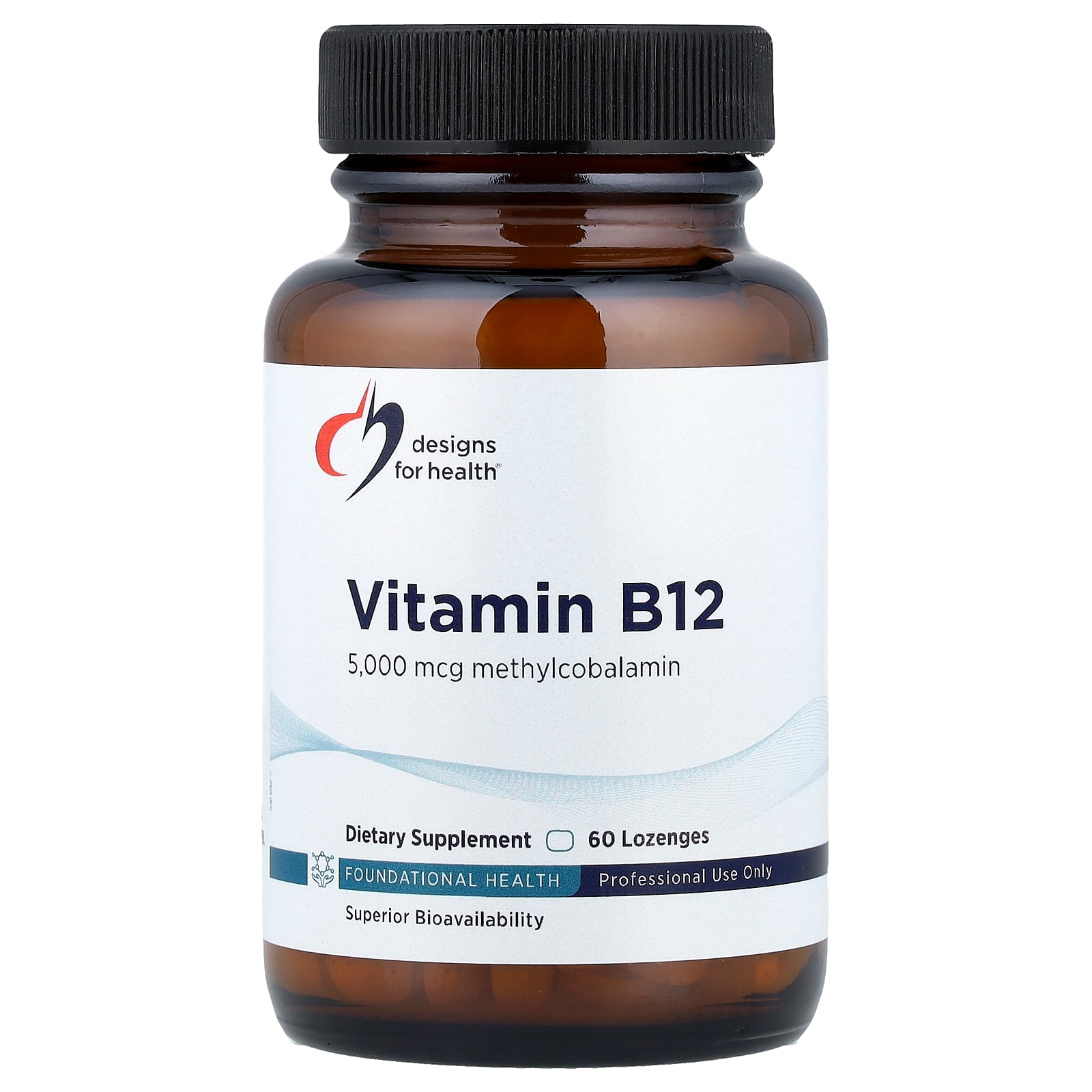 【15%OFFクーポン★4/14 20:00~4/20 23:59】Designs For Health ビタミンB12 【 iHerb アイハーブ 公式 】 デザインズフォーヘルス ビタミンB ビタミン B B12 メチルコバラミン ビタミンサプリ サプリメント サプリ トローチ ロゼンジ 5,000mcg 60粒