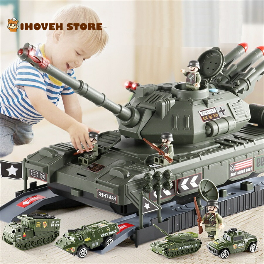 楽天市場】Cute Stone 戦車 おもちゃ 2in1 タンク 28点セット