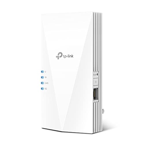 TP-Link Wi-Fi 無線電話ローカルエリアネットワーク 中継ぎ器 Wi-Fi6 相応う 2402 + 574Mbps 11ax/ac AP流行り物 HE160 ブリッジモードギガ有線ローカルエリアネットワーク界面 RE700X/A