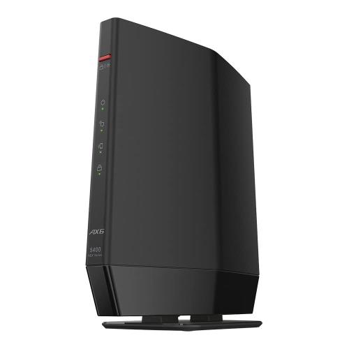 緩衝装置置き目 無線LAN 無線電話ローカルエリアネットワーク 中継ぎ機 Wi-Fi 6 11ax / 11ac 4803 + 573Mbps Easy Mesh 相応う iPhone 15 / 14 / 13 / iPhone SE(第三時人) 製造会社動くこと突きとめる済み  エコ包み WEX-5400AX6/N