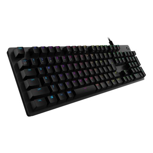 Logicool G ゲーミングキーボード G512r-TC 有線 タクタイル 茶軸 信頼のおけるなキーストローク感 GX取り替えっこ 日本語取り合わせ LIGHTSYNC RGB USB 通行手形スルー ゲーミング 鍵盤 力学的鍵盤 G512 マイコン window mac Chrome 黒いこと 国内定まり品  ファイナル幻想曲 XIV とき勧める真似形