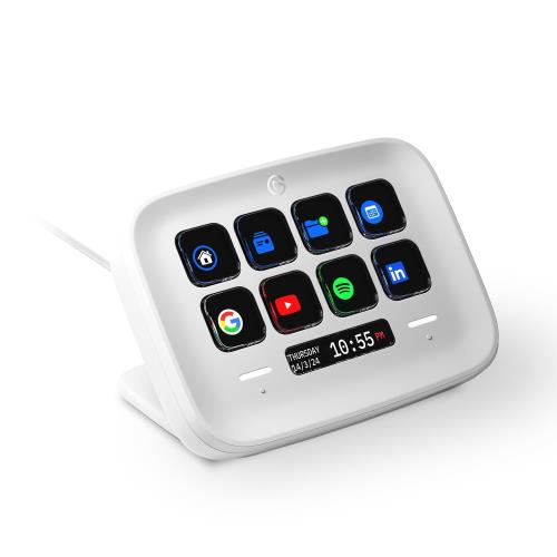 Elgato Stream Deck Neo ? カスタム能力のあるな8個の足懸かり、2つのTouch Points、御役目と細工物流通を加速度 - Word、Excel、PowerPoint、Teams、Zoom、Spotify、余分の物を取り締まる、落っこちるで築き上げる能力のある - Macとパソコンに相応う