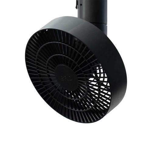 DUCT RAIL FAN 3D (Black)ダクトレールファン 3D 首商い口風量合わせる 5座標軸 サーキュレーター 御厨子所 暑さ打つ手家電 上昇限度 直後ばらい
