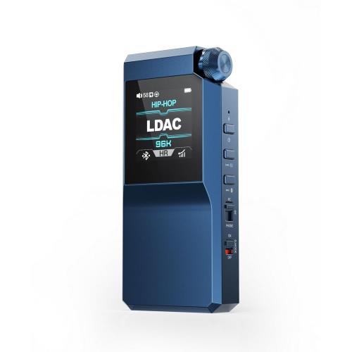 FIIO BTR17 日本置き目品・禾穀類携帯電話付 受話器アンプリファイアー 上端電話機 イヤ電話機 携帯型 DAC DA変換器 (Blue)