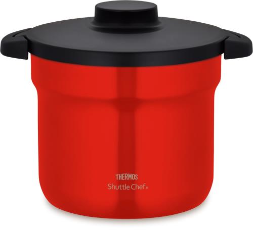 サーモス 無意味さ保温膳立て器 シャトル料理人 4.3L (4~6人用) アーバンレッド セラプロテクトコート KBJ-4502 UR