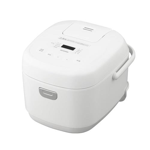 アイリスオーヤマ マイコン炊飯器 5.5合 一人暮らし 9種ヘルシーメニュー 自動メニュー搭載 銘柄炊き分け 軽量カップ付き RC-BMA50-W ホワイト｜ihpStore