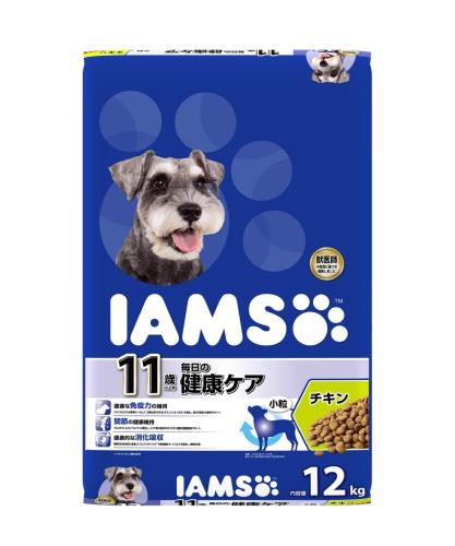 アイムス (IAMS) アイムス 11歳以上用 日毎夜毎の思わしい世話をする 素粒子 ドッグフード 意気地無し 年がしら犬用 12kg
