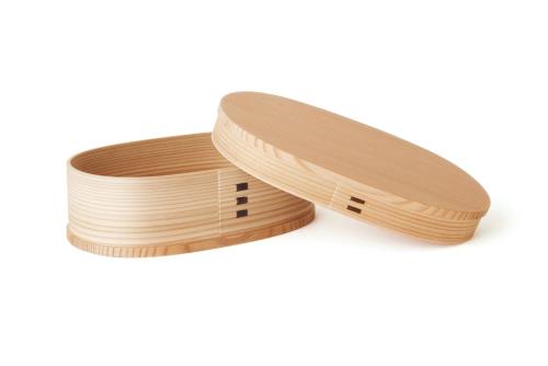 大館工芸社 小判弁当（中）2540 640ml 曲げわっぱ わっぱ 弁当箱 日本製 bento box｜ihpStore
