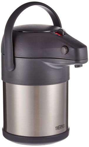 サーモス ステンレスエアーポット 2.2L ステンレスブラック TAH-2200 SBK｜ihpStore