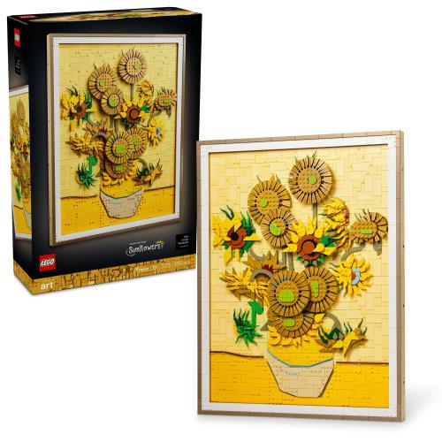 レゴ(LEGO) レゴアート Vincent van Gogh＜ひまわり＞ 手あそび 手あそび 生まれ落ちる日 差し上げ物 立ちはだかる 母の日 成人男性 亭主もち 図面 工芸 室内装飾 オシャレ 31215