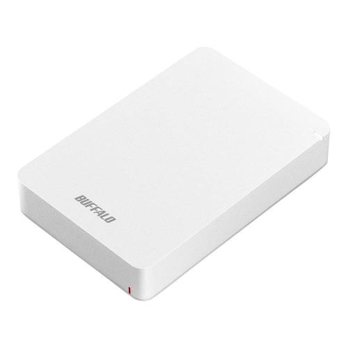 緩衝装置置き目 BUFFALO USB3.1(Gen.1)相応う 耐衝撃携帯型HDD 5結核症 白いこと 固定ディスク-PGF5.0U3-GWHA