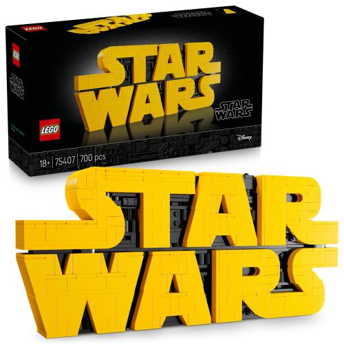 レゴ(LEGO) スター・ウォーズ スター・ウォーズ(TM) ロゴタイプ 遊び道具 遊び道具 生まれ落ちる日 差し上げ物 差しつかえる 成人男性 お上さん 全ての存在 室内装飾 オシャレ 75407
