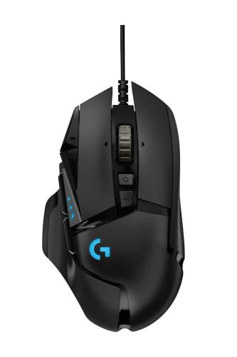 Logicool G ゲーミングマウス G502 有線 USB 繋ぎ合わせる 二十日鼠 HERO 25K検出器 G502RGBhr LIGHTSYNC RGB 11個放送番組名取り草 FPS / MMO / RPG 黒いこと パソコン windows mac 国内定め事品  ファイナル幻想曲XIV とき勧める境界線の外側備品