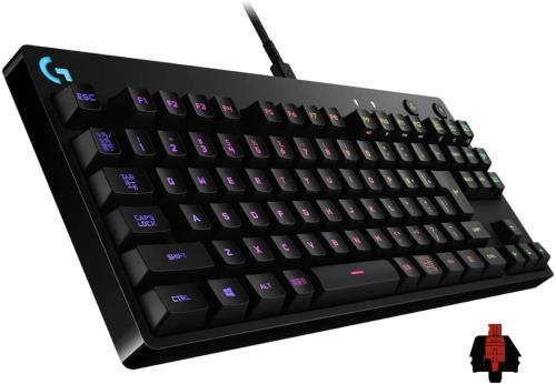Logicool G PRO ゲーミングキーボード G-PKB-002LNd テンキー受け答え 直線的 赤軸 森閑としたなタイピング GX取り替えっこ 有線 ゲーミング 機械的鍵盤 日本語割りつける LIGHTSYNC RGB 申し受ける 着脱式有線テレビ 国内置き目品 ※の壁紙ダウンロード付き添い人