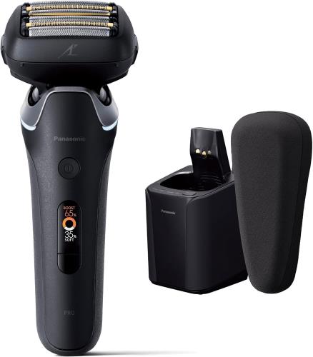 パナソニック 電気カミソリ 子ヒツジ短距離競走 PRO 6枚刃 メンズ 電動 髭剃り 子ヒツジ短距離競走人工知能学? 全自動小銃洗い濯ぎ申し受ける器 ES-L690U-K 手工芸品黒いこと