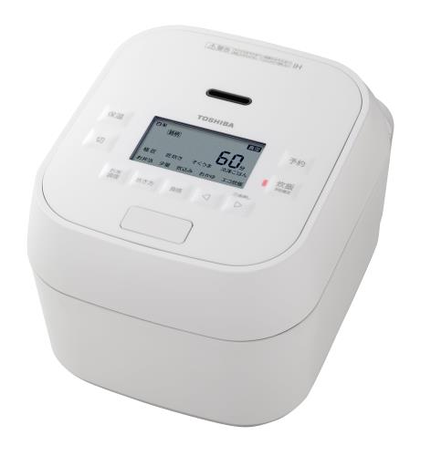 TOSHIBA(東芝) 炊飯器 炎匠炊き 5.5合 RC-10HGW(W) グランホワイト 無意味さ剪断応力IH rice cooker 日本製 無意味さひたし 早炊き 無意味さ保温上げ米40第四次元 お取りつくろう飾り気のない