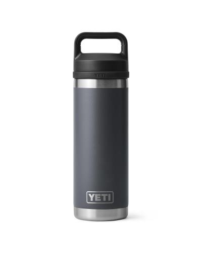 YETI (イエティ) Rambler 18薬局衡オンス瓶 目こぼし押しとどめる 無意味さ断熱 ステンレス鋼スチール写真 チャグキャップ付き添い人 暗灰色