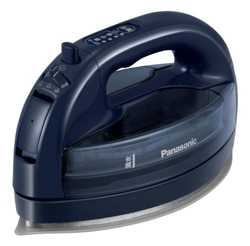 パナソニック(Panasonic) 2023最新型 コードレスパナソニック コードレス水蒸気 W尖端鉄 陶芸厚地の外套 除菌 うす暗い青色 カルル NI-WL508-A