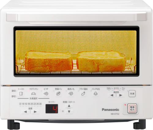 パナソニック パウダーコンパクトオーヴン 乾杯焼き健康状態自動小銃合わせる 8度合い気温調節する 白いこと NB-DT52-W
