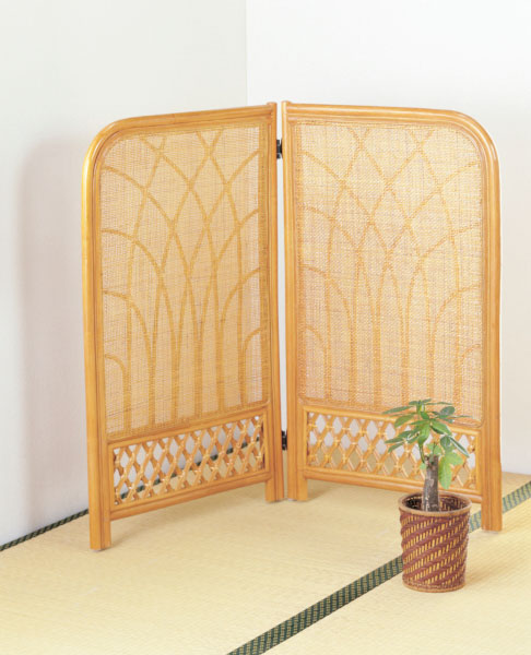 衝立 パーテーション 和風 アジアン,ついたて 間仕切り スクリーン パーテーション,完成品、籐 ラタン 家具｜いいものいっぱい家具屋姫