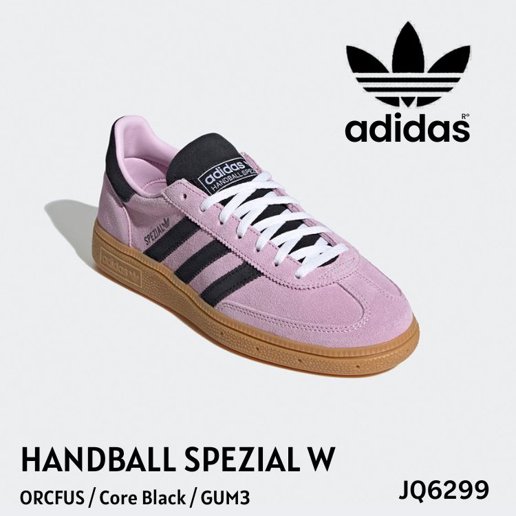 アディダス オリジナルス スニーカー adidas Originals HANDBALL SPEZIAL W JQ6299 ハンドボール スぺツィアル ORCFUS/CBLACK/GUM3 シューズ【中古】未当て嵌める品