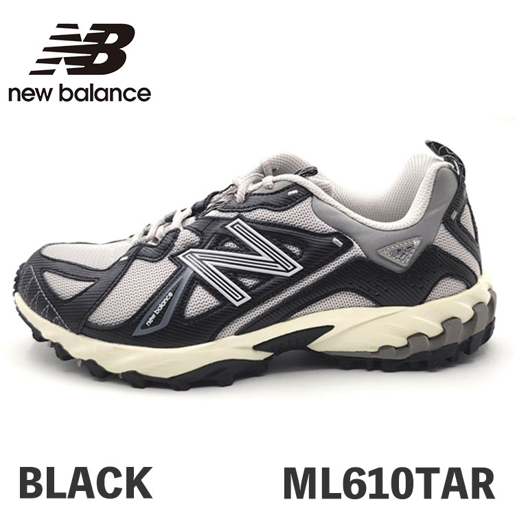 ニュー平衡にする 610 スニーカー New Balance 610 スニーカー ML610TAR BLACK 黒いこと シューズ【中古】未当て嵌める品