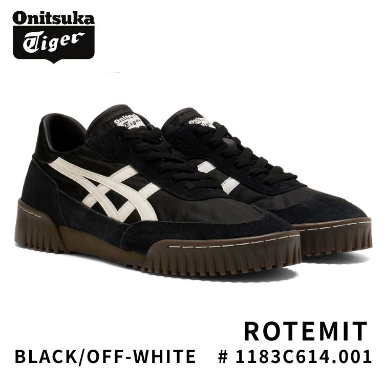 オニツカタイガー スニーカー Onitsuka Tiger ROTEMIT ローテミット BLACK/OFF-WHITE ブラック オフホワイト 1183C614.001 シューズ｜イイコレ！