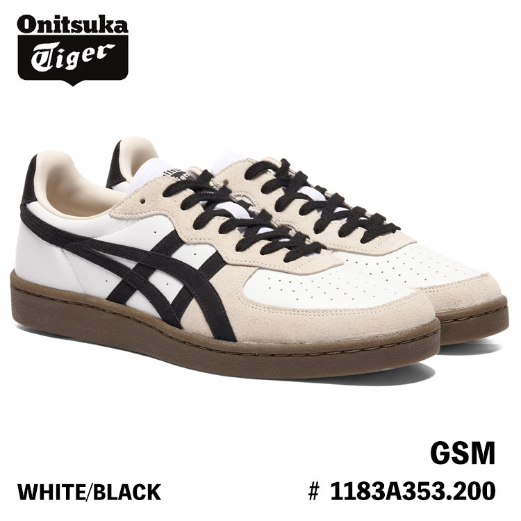 オニツカタイガー スニーカー Onitsuka Tiger メンズ レディース GSM ジーエスエム WHITE/BLACK ホワイト ブラック 1183A353.136 シューズ 28,094円