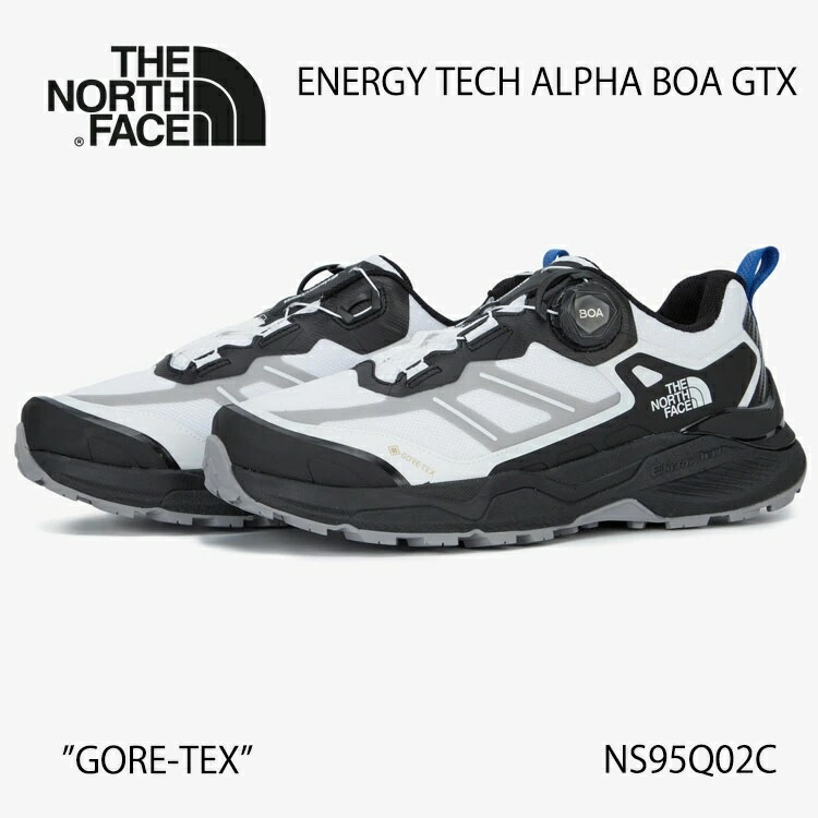 ノースフェイス スニーカー THE NORTH FACE ENERGY TECH ALPHA BOA GTX BLUE ブルー GORE-TEX NS95Q02C【中古】未使用品