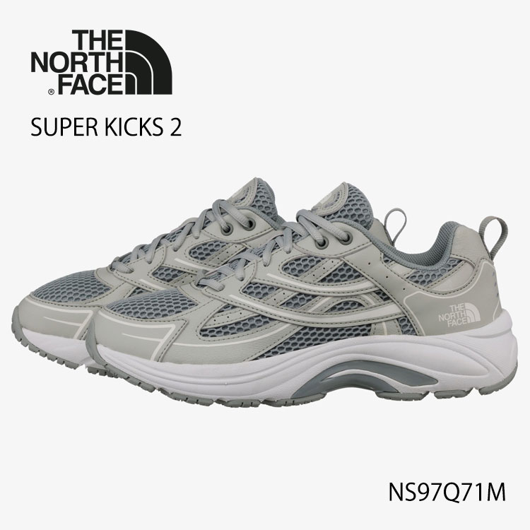 ノースフェイス スニーカー THE NORTH FACE SUPER KICKS 2 LIGHT_KHAKI NS97Q71M【中古】未使用品
