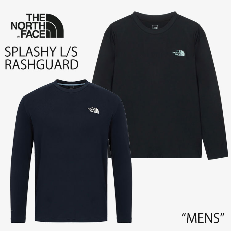 ノースフェイス ラッシュガード メンズ THE NORTH FACE SPLASHY L/S RASHGUARD スプラッシュ ロングスリーブ 長袖 BLACK ブラック DARK_NAVY ダークネイビー NT7TR01A NT7TR01B ウェア【中古】未使用品|イイコレ!
