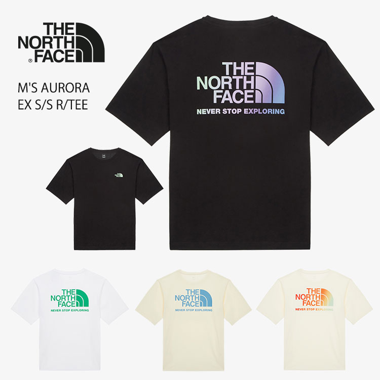ノースフェイス Tシャツ 半袖 THE NORTH FACE M'S AURORA EX S/S R/TEE メンズ オーロラ EX Tシャツ NT7UR36A/ NT7UR36B / NT7UR36C / NT7UR36D ウェア【中古】未使用品