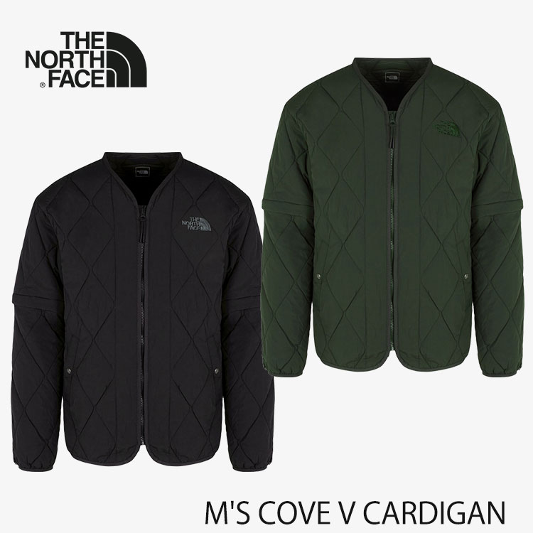 ノースフェイス ダウン カーディガン THE NORTH FACE インナー ダウン M'S COVE V CARDIGAN メンズ コウヴ V カーディガン BLACK DARK_GREEN NJ3NR56A / NJ3NR56B ウェア【中古】未使用品