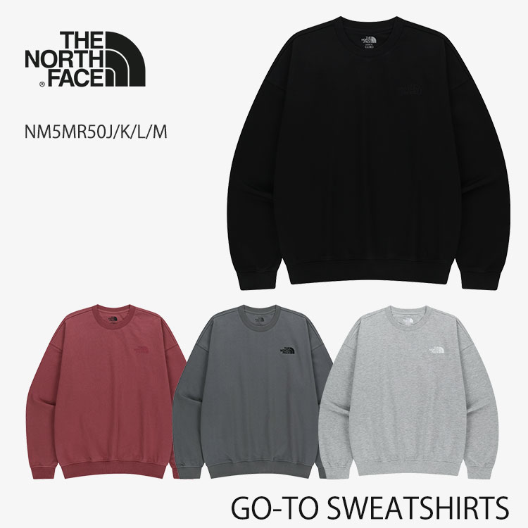 北の方人間の顔 流汗 プルオーバー THE NORTH FACE GO-TO SWEATSHIRTS トレーナー メンズ レディース BLACK 黒いこと MELANGE_GREY メランジ 薄墨色 DARK_GRAY うす暗い薄墨色 DUSTY_ROSE ダーティローズ NM5MR50J/K/L/M 御召しもの【中古】未当て嵌める品