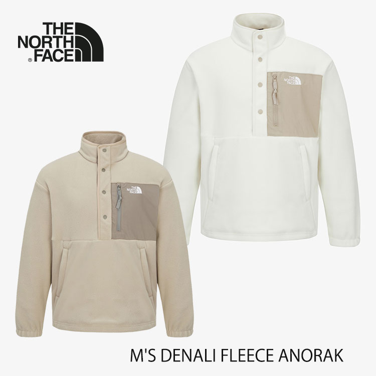 ノースフェイス フリース ジャケット THE NORTH FACE メンズ M'S DENALI FLEECE ANORAK デナリ フリース アノラック LIGHT_BEIGE ライトベージュ CREAM クリーム NT7FR55B NT7FR55C ウェア【中古】未使用品|イイコレ!