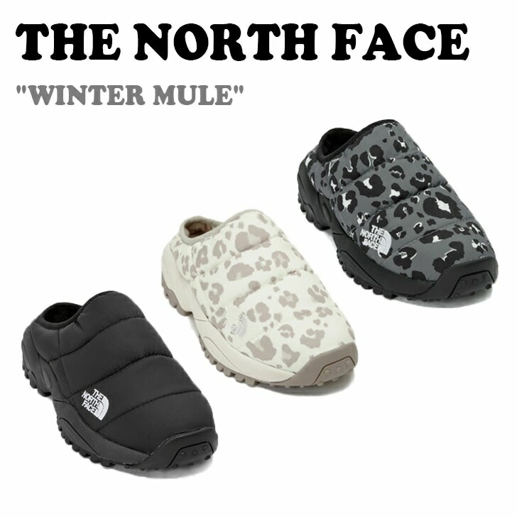 ノースフェイス スニーカー THE NORTH FACE メンズ レディース WINTER MULE ウィンター ミュール BLACK ブラック BEIGE ベージュ DARK GRAY ダーク グレー NS93N63J/K/L シューズ【中古】未使用品|イイコレ!