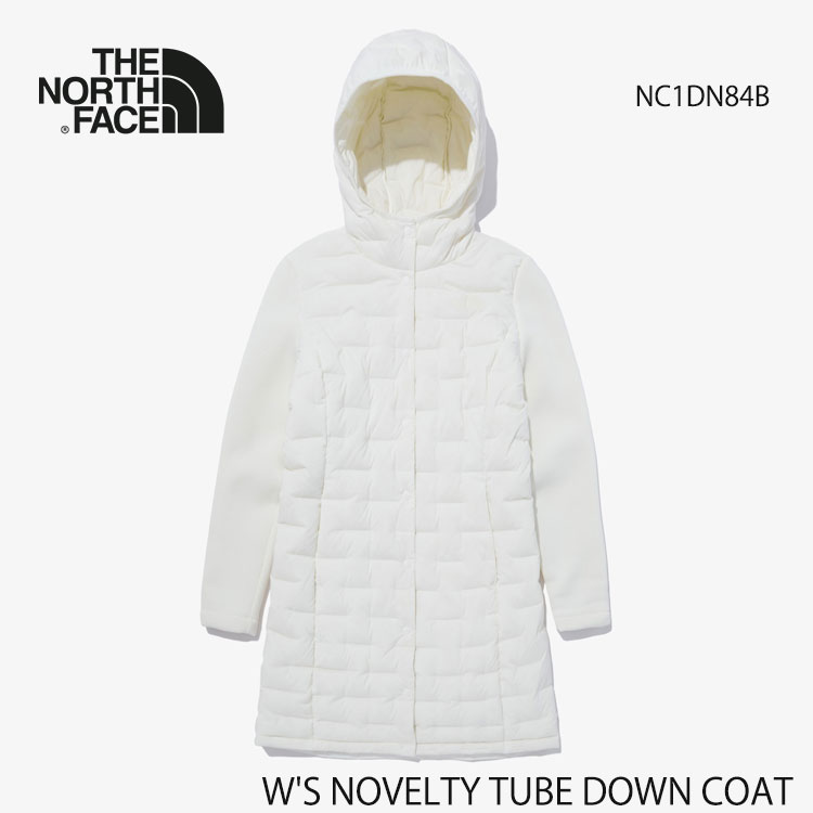 ノースフェイス ダウン THE NORTH FACE ダウン レディース W'S NOVELTY TUBE DOWN COAT ウィメンズ ノベルティ チューブ ダウン コート CREAM クリーム NC1DN84B ウェア【中古】未使用品