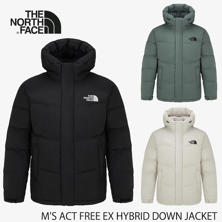 ノースフェイス ダウン THE NORTH FACE ダウンジャケット メンズ M'S ACT FREE EX HYBRID DOWN JACKET メンズ フリー EX ハイブリッド ダウン ジャケット BLACK GRAYISH_KHAKI WHITE_SAND ブラック グレイッシュカーキ ホワイトサンド NJ1DR03A/B/C ウェア【中古】未使用品