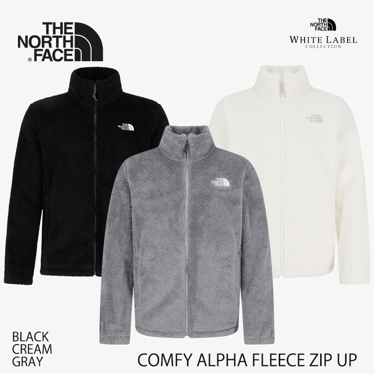 北の方人間の顔 フリース THE NORTH FACE フリース COMFY ALPHA FLEECE ZIP UP コンフィ アルファ フリース ジップアップ BLACK CREAM NJ4FR50J / NJ4FR50K / NJ4FR50L お召しもの【中古】未当て嵌める品