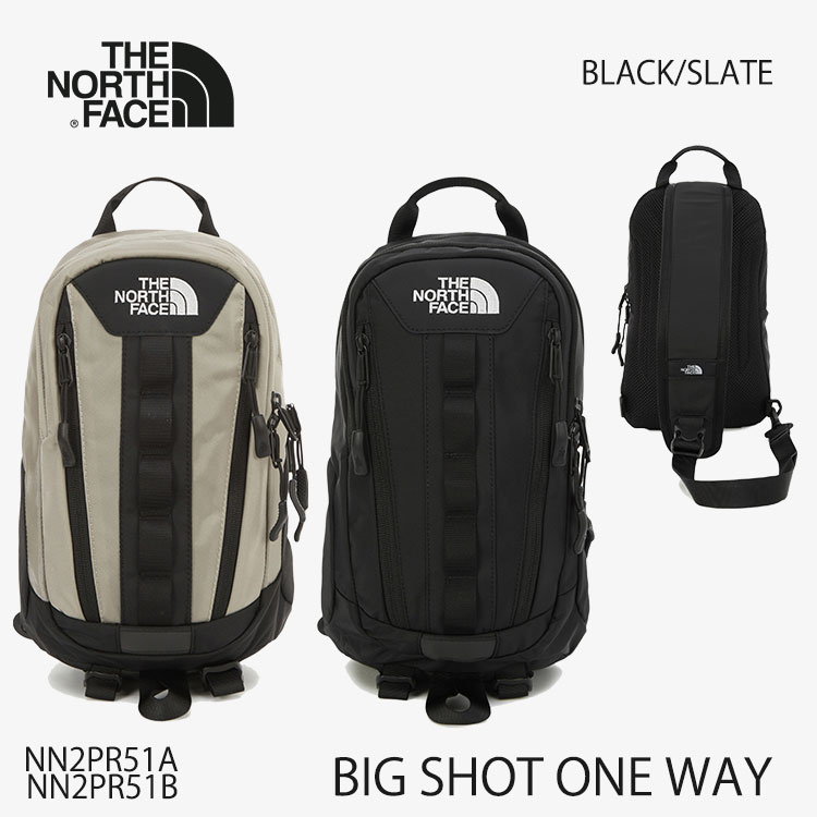 北の方人間の顔 上半身御徒面子 THE NORTH FACE 上半身御徒面子 BIG SHOT ONE WAY ビッグ打つこと 壱 通い路 メンズ レディース BLACK 黒いこと SLATE スレート NN2PR51A NN2PR51B 御徒面子【中古】未当て嵌める品 バッグ・小物・ブランド雑貨-バッグ-ボディバッグ・ウエストポーチ