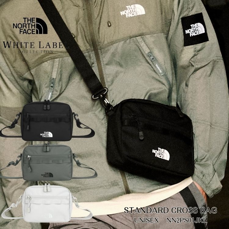 ノースフェイス ショルダー バッグ THE NORTH FACE クロスバッグ STANDARD CROSS BAG スタンダード クロスバッグ BLACK WHITE_SAND GRAY NN2PS01J / NN2PS01K / NN2PS01L メンズ ウィメンズ 男性用 女性用【中古】未使用品